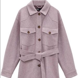 Zara lavender over shirt